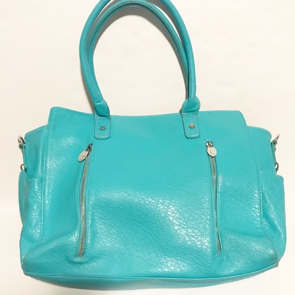 Damsel in Defense Teal Concealed Carry Purse - Picture 2 of 16
